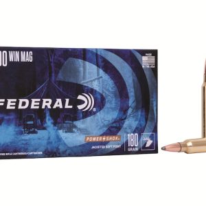 Federal Power-Shok Ammunition 300 Winchester Magnum 180 Grain Speer Jacketed Soft Point