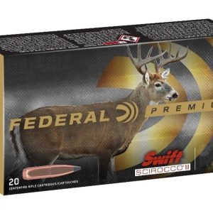 Federal Premium Ammunition 300 Winchester Magnum 180 Grain Swift Scirocco II Box of 20