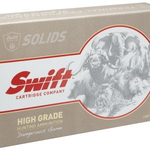 Swift High Grade Dangerous Game Hunting Ammunition 375 H&H Magnum 300 Grain Swift Break-Away Box of 20
